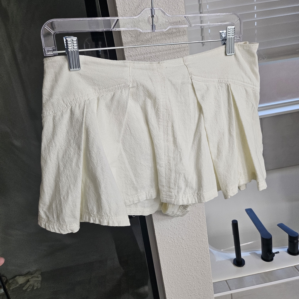 Free People Light Cream Skort